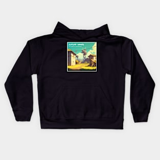 Future Lands - Postcard Series Kids Hoodie